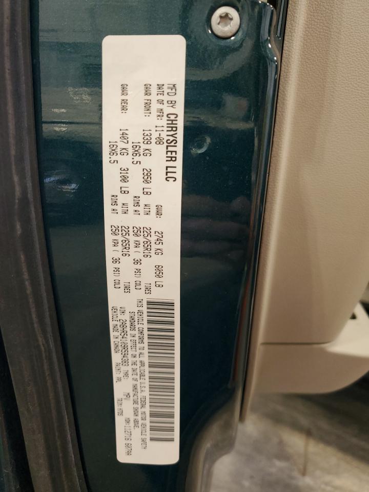 2A8HR54109R594383 2009 Chrysler Town & Country Touring