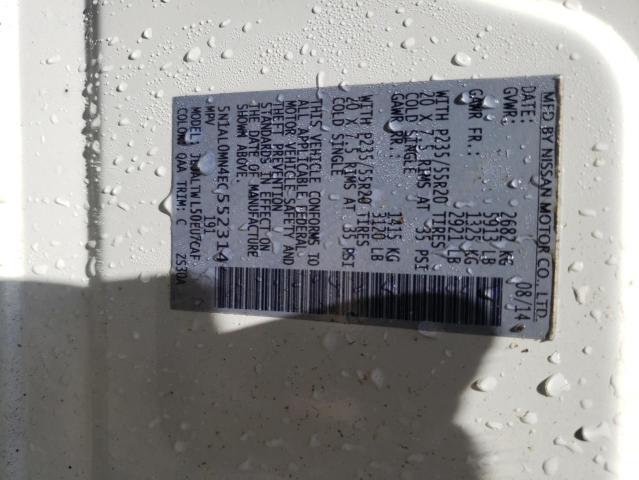 2014 Infiniti Qx60 VIN: 5N1AL0MN4EC552314 Lot: 58466244