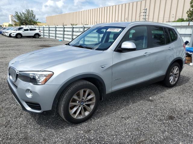 2017 BMW X3 Sdrive28I VIN: 5UXWZ7C5XH0U46747 Lot: 59595114