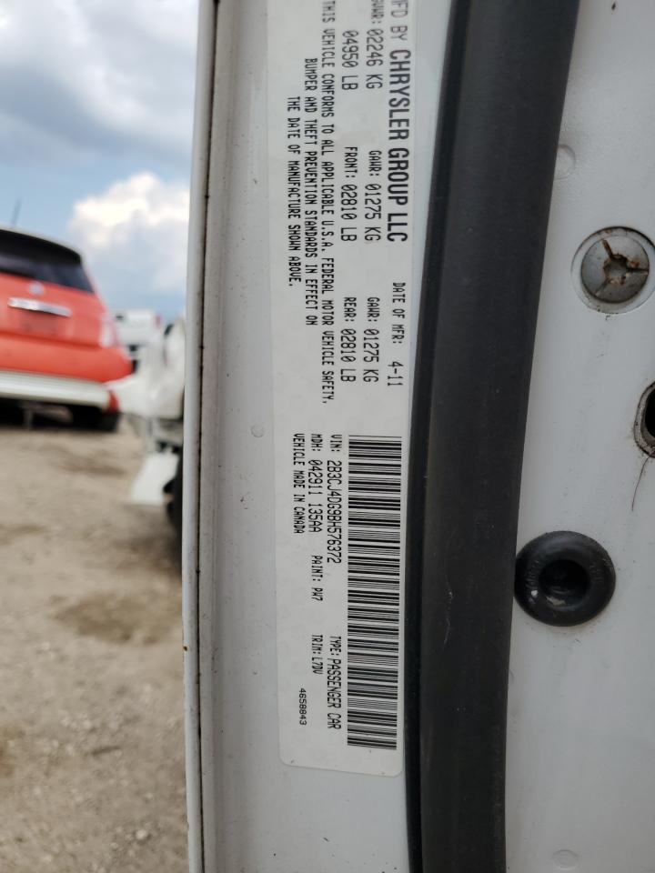 2B3CJ4DG9BH576372 2011 Dodge Challenger