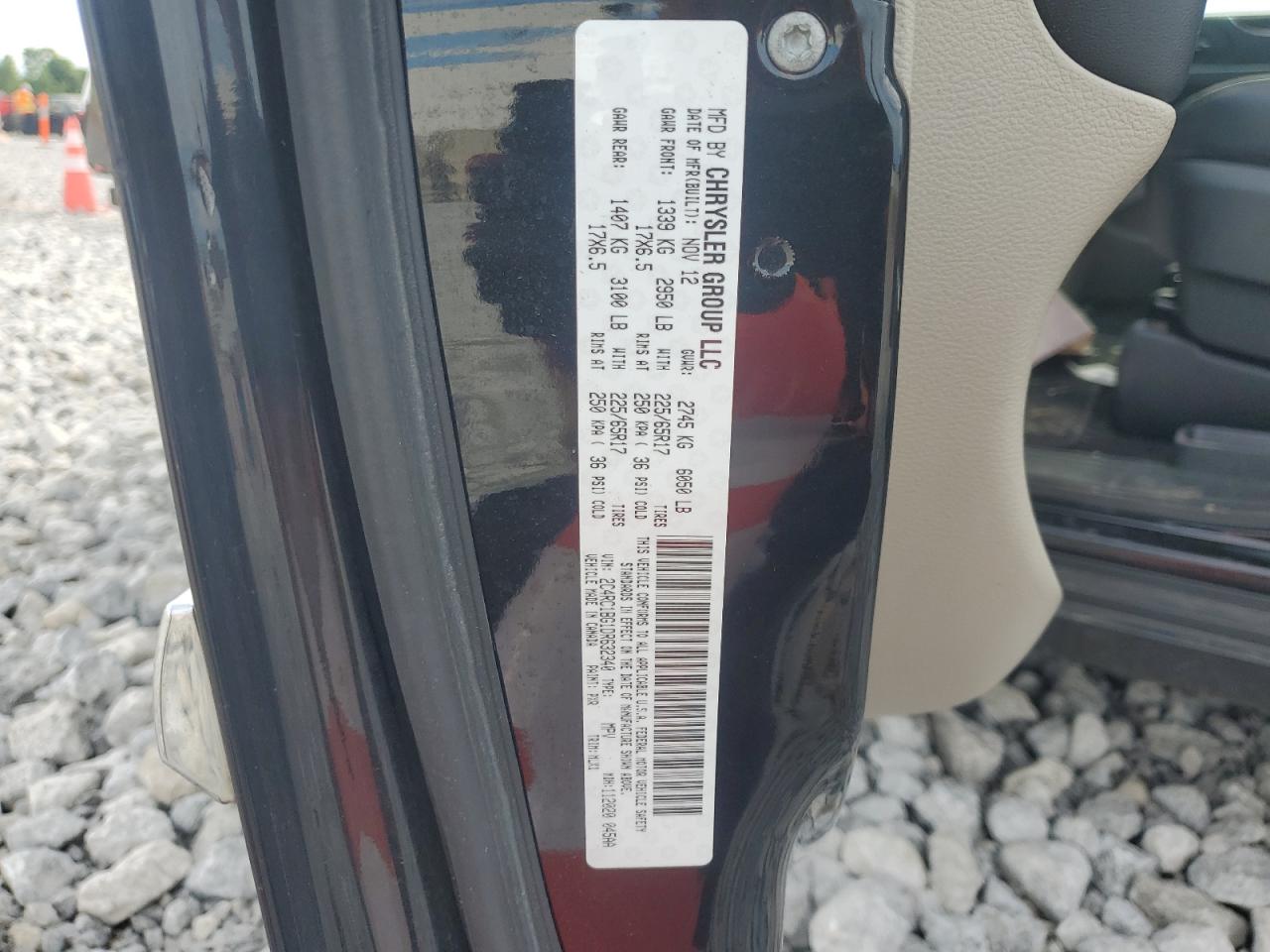 2C4RC1BG1DR632340 2013 Chrysler Town & Country Touring