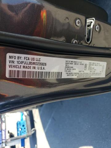 2021 Jeep Cherokee Latitude Plus VIN: 1C4PJLLB5MD235826 Lot: 60401694