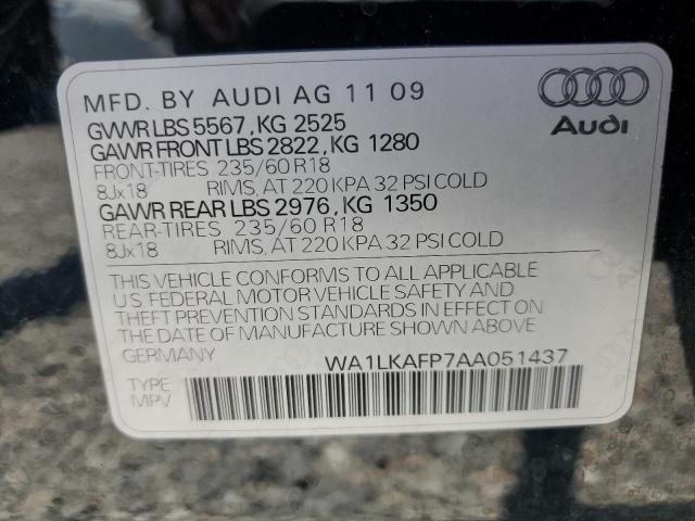 2010 Audi Q5 Premium Plus VIN: WA1LKAFP7AA051437 Lot: 57944274