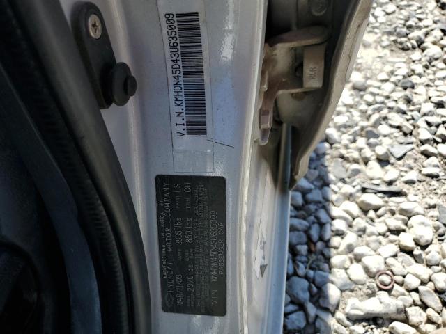 KMHDN45D43U635009 2003 Hyundai Elantra Gls