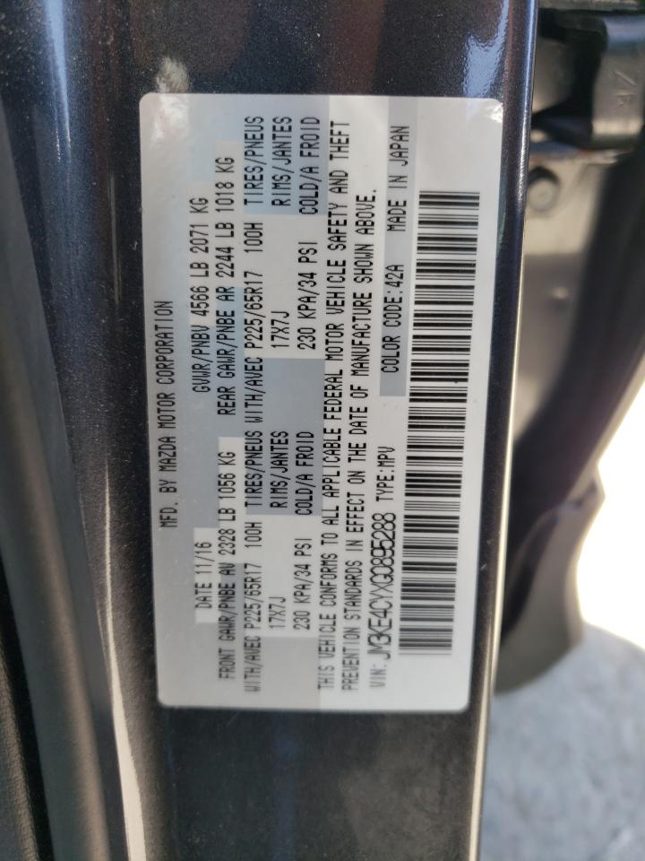 JM3KE4CYXG0895288 2016 Mazda Cx-5 Touring