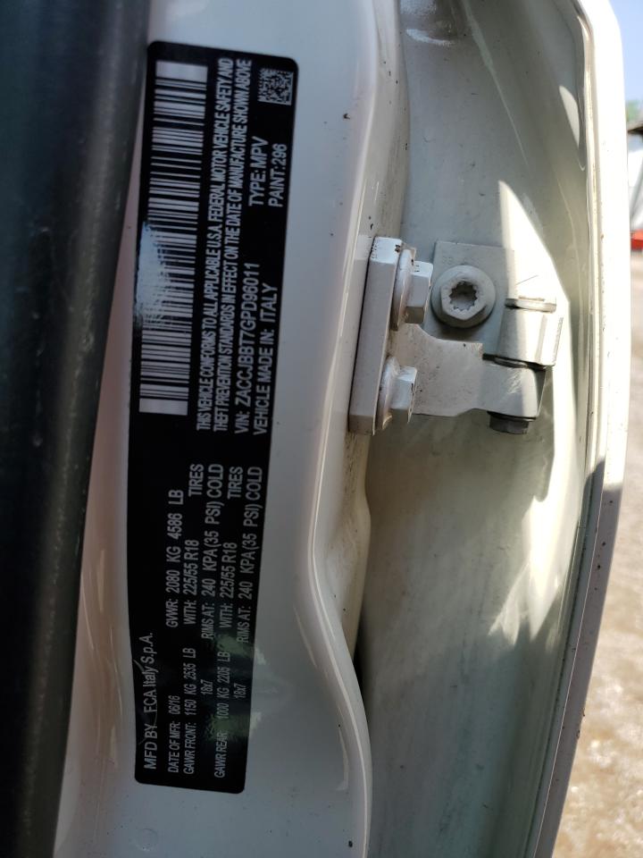 ZACCJBBT7GPD96011 2016 Jeep Renegade Latitude