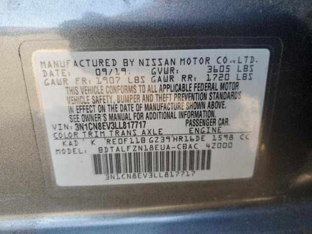 2020 NISSAN VERSA SV - 3N1CN8EV3LL817717
