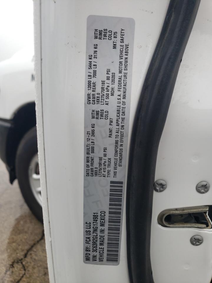 3C63R2GL7NG174981 2022 Ram 3500 Tradesman