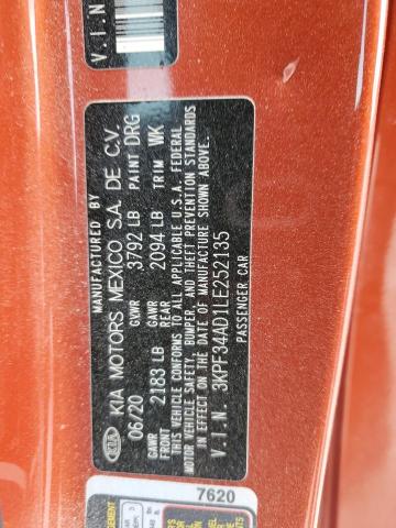 2020 KIA FORTE GT L - 3KPF34AD1LE252135
