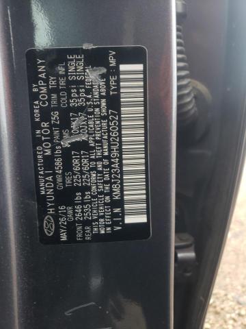 2017 Hyundai Tucson Se VIN: KM8J23A49HU260527 Lot: 60729124