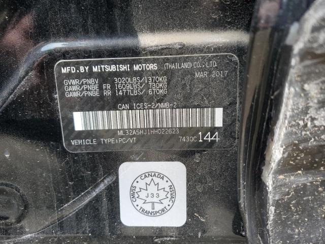 2017 MITSUBISHI MIRAGE GT ML32A5HJ1HH022623