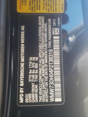 2023 MINI COOPER JOH WMW73DH04P2T38319
