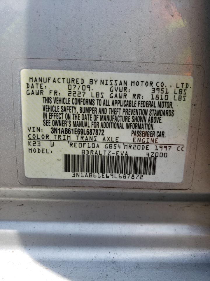 3N1AB61E69L687872 2009 Nissan Sentra 2.0