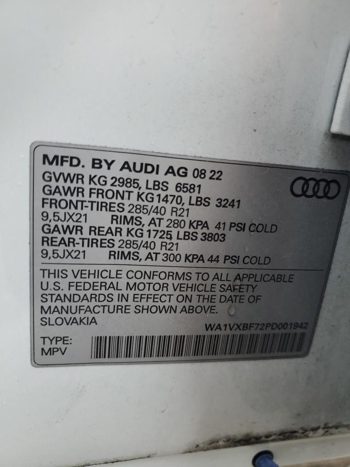 WA1VXBF72PD001942 2023 Audi Q7 Prestige