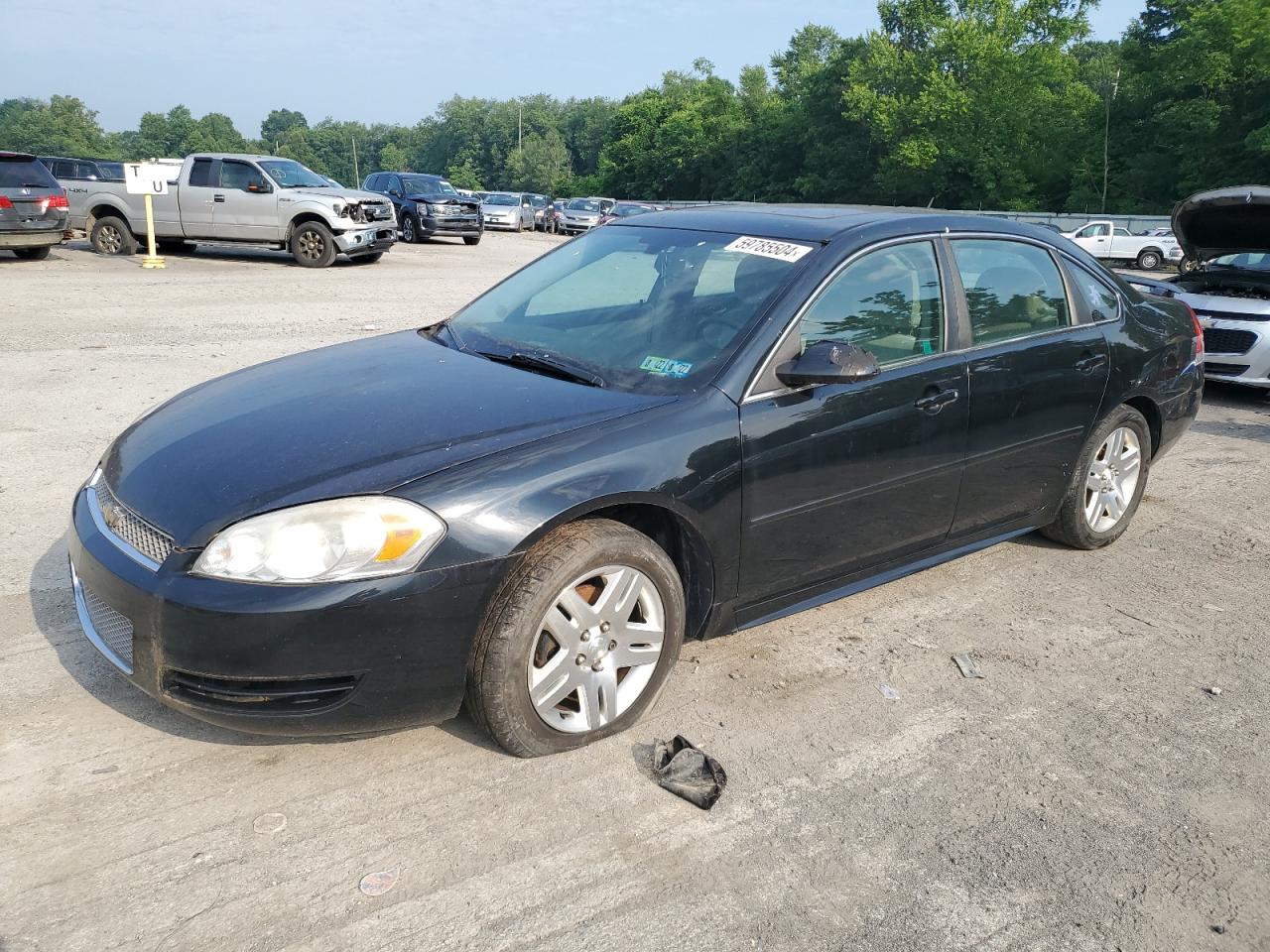 2012 Chevrolet Impala Lt vin: 2G1WG5E31C1144857