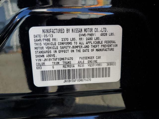 2014 Infiniti Q50 Base VIN: JN1BV7AP1EM671470 Lot: 58155384