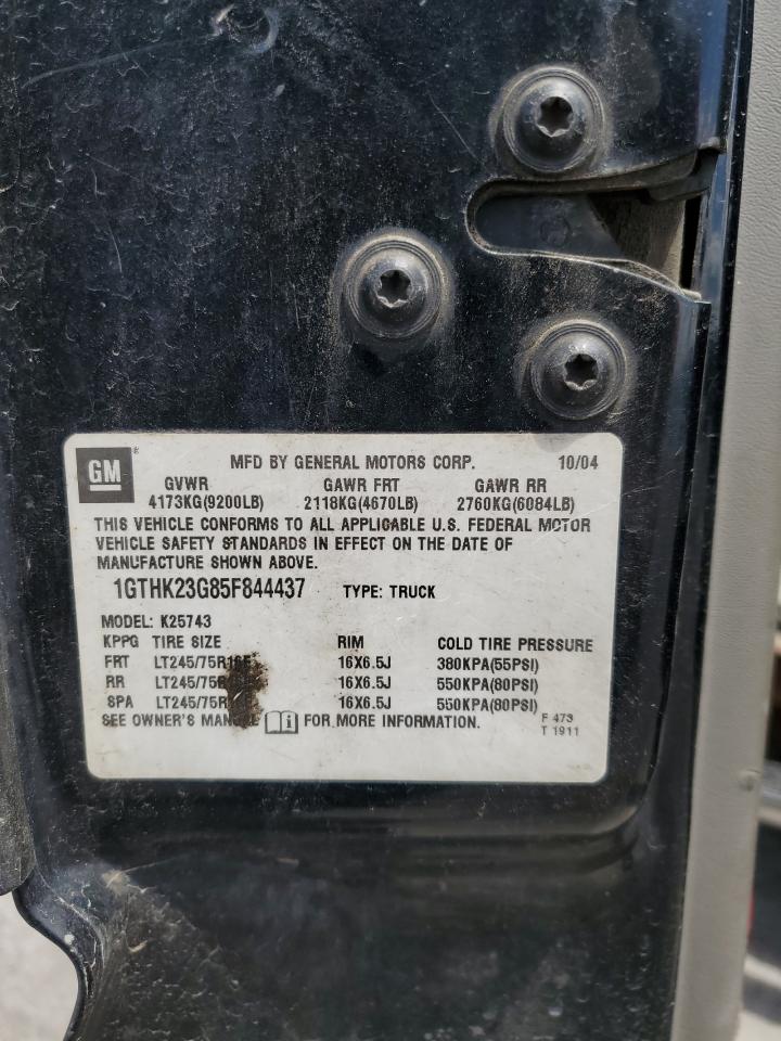 1GTHK23G85F844437 2005 GMC Sierra K2500 Heavy Duty
