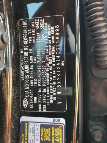 2012 Kia Sorento Base VIN: 5XYKT3A14CG258898 Lot: 60338004