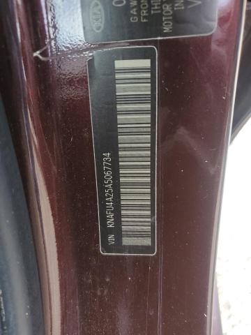 2010 Kia Forte Ex VIN: KNAFU4A25A5067734 Lot: 60510454