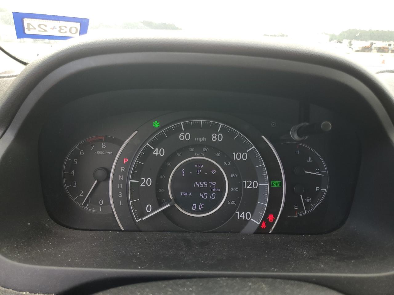 2HKRM3H32FH535533 2015 Honda Cr-V Lx