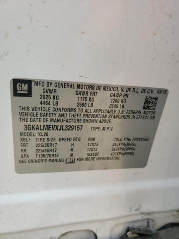 2018 GMC Terrain Sle VIN: 3GKALMEVXJL329157 Lot: 57541284