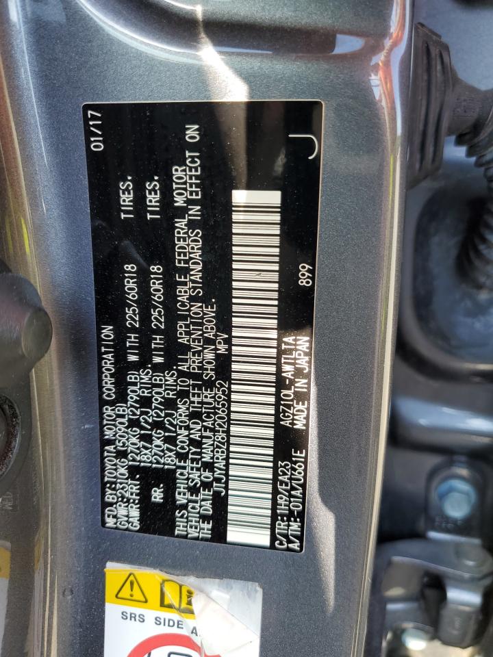 JTJYARBZ8H2065952 2017 Lexus Nx 200T Base