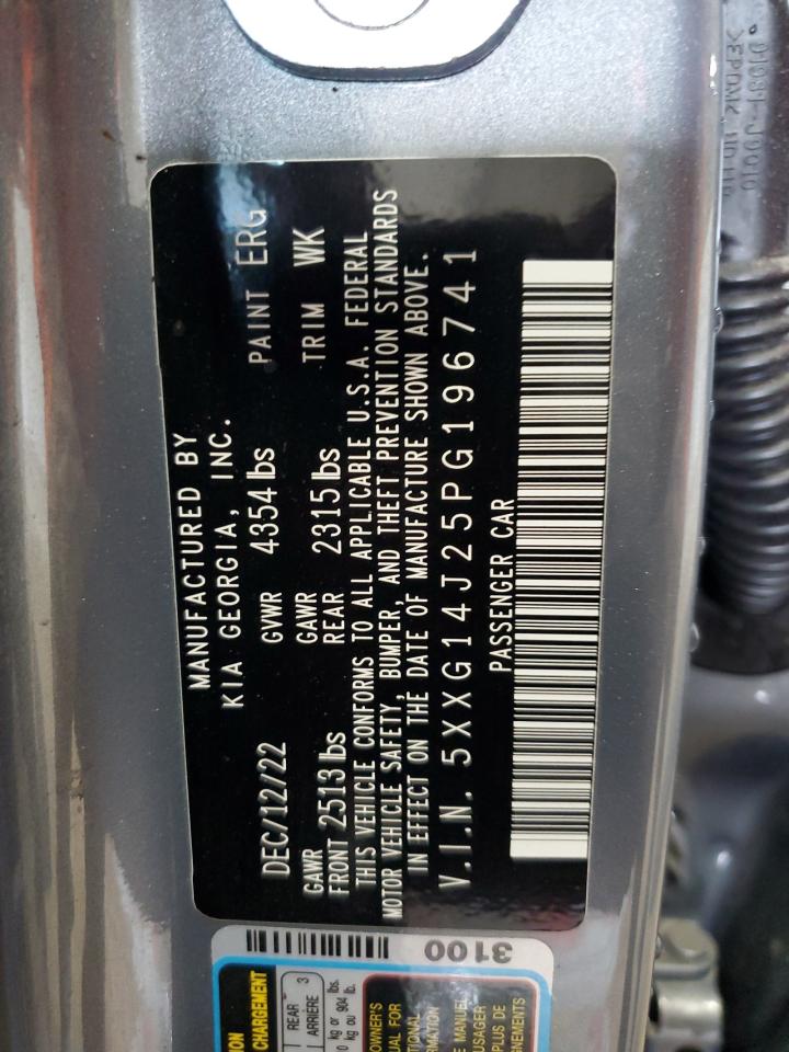 5XXG14J25PG196741 2023 Kia K5 Lxs