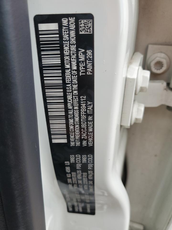 ZACCJBDT6FPB94112 2015 Jeep Renegade Limited