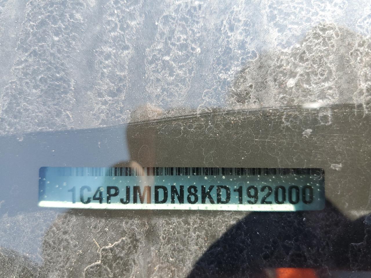 1C4PJMDN8KD192000 2019 Jeep Cherokee Limited