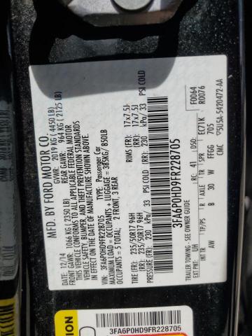 VIN 3FA6P0HD9FR228705 2015 Ford Fusion, SE no.12