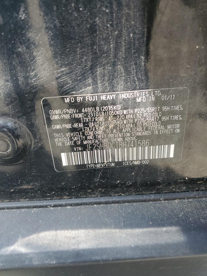 JF2SHBDC1BH741586 2011 Subaru Forester 2.5X Premium