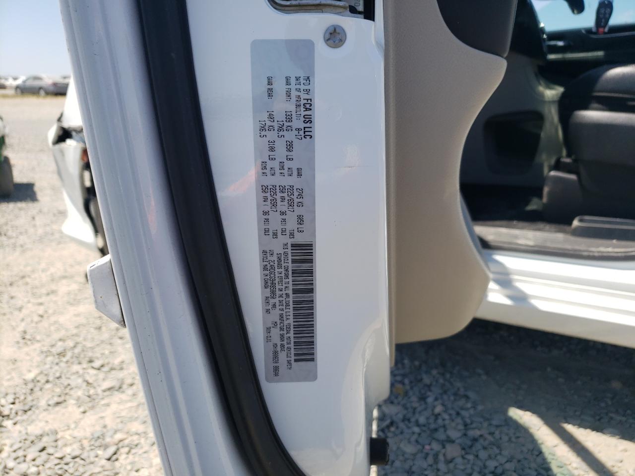 2C4RDGCG9HR858050 2017 Dodge Grand Caravan Sxt