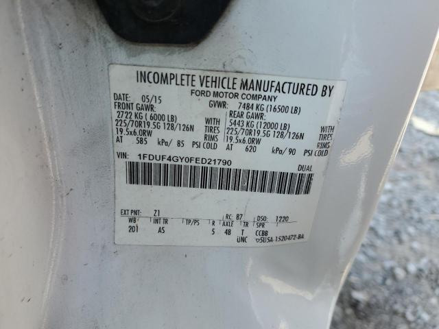 1FDUF4GY0FED21790 2015 Ford F450 Super Duty