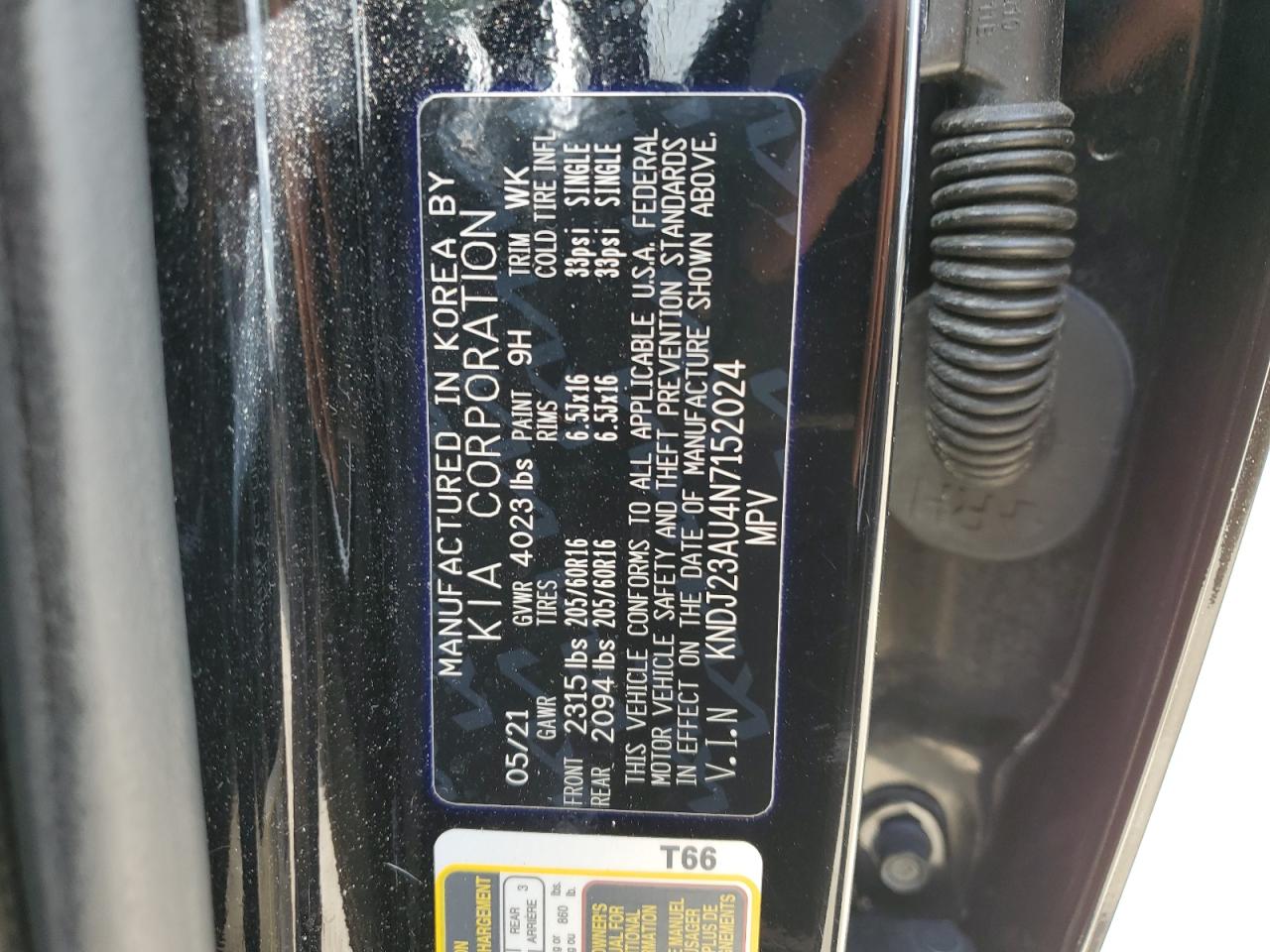 KNDJ23AU4N7152024 2022 Kia Soul Lx