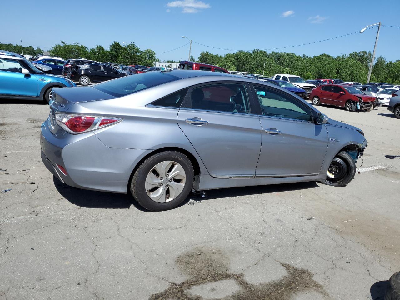 KMHEC4A43EA116702 2014 Hyundai Sonata Hybrid