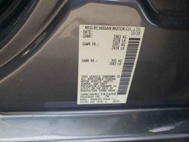 2020 NISSAN ALTIMA S - 1N4BL4BV8LC182698