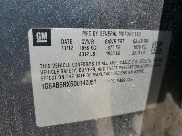 2013 Cadillac Ats Luxury VIN: 1G6AB5RX6D0142051 Lot: 58449354