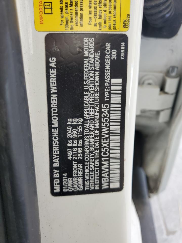 WBAVM1C5XEVW55345 2014 BMW X1 Sdrive28I