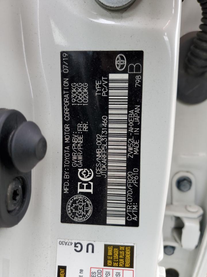 JTDKARFP5L3131460 2020 Toyota Prius Prime Le