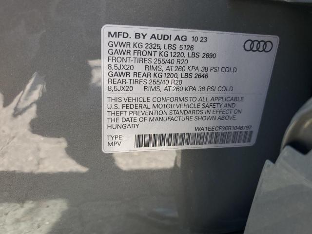 2024 Audi Q3 Premium Plus S Line 45 VIN: WA1EECF36R1046797 Lot: 60354994