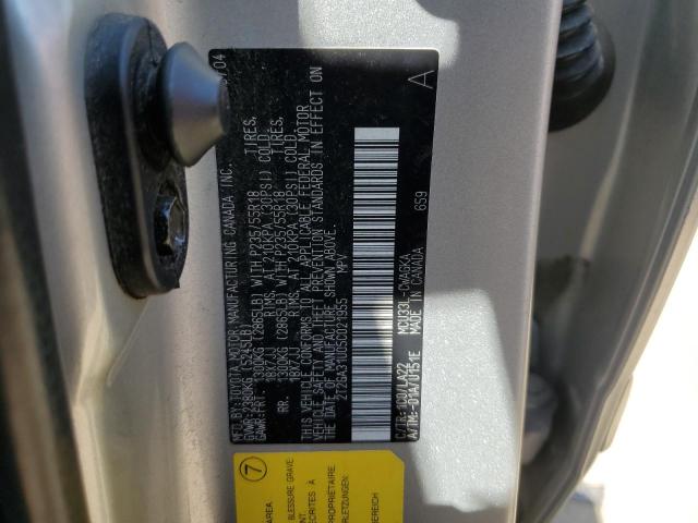 2005 Lexus Rx 330 VIN: 2T2GA31U05C021955 Lot: 58793244