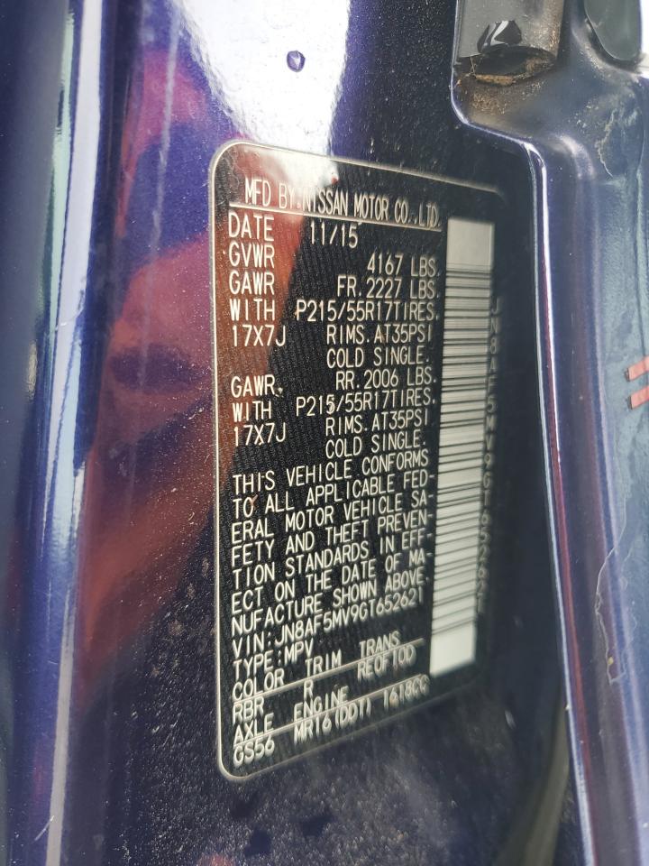 JN8AF5MV9GT652621 2016 Nissan Juke S