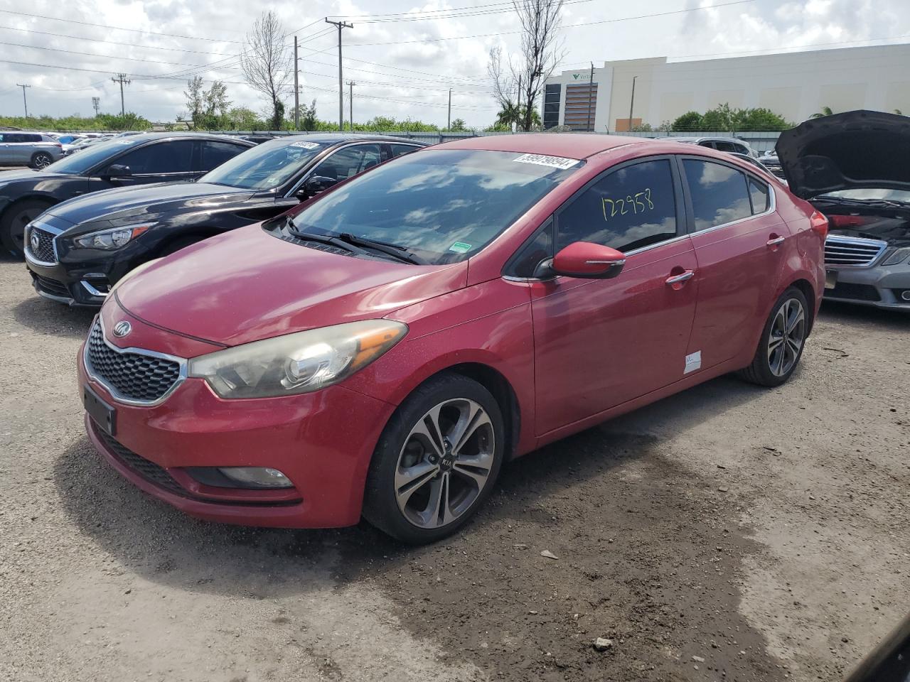 KNAFX4A80E5091893 2014 Kia Forte Ex