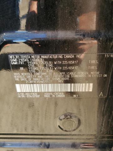 2017 Toyota Rav4 Le VIN: 2T3BFREV6HW570527 Lot: 57991964