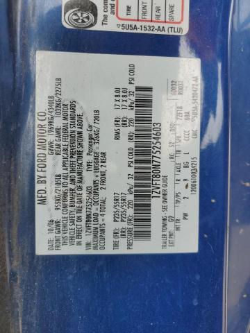 2007 Ford Mustang VIN: 1ZVFT80N775254603 Lot: 59871824