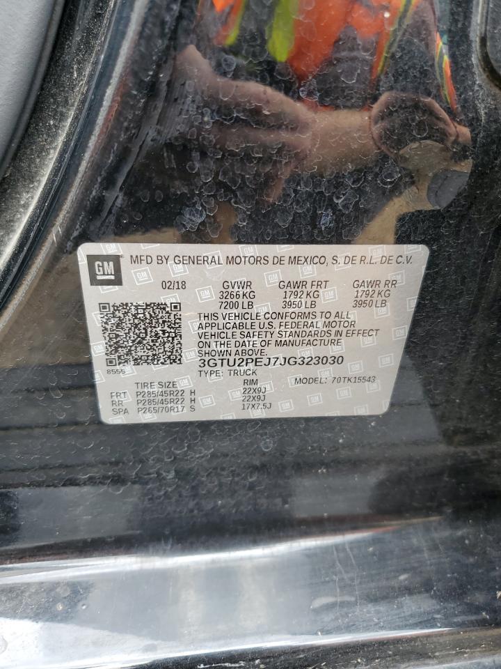 3GTU2PEJ7JG323030 2018 GMC Sierra K1500 Denali