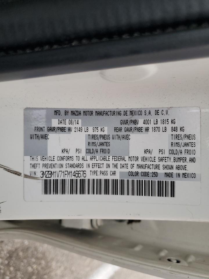 3MZBM1V71FM146676 2015 Mazda 3 Touring