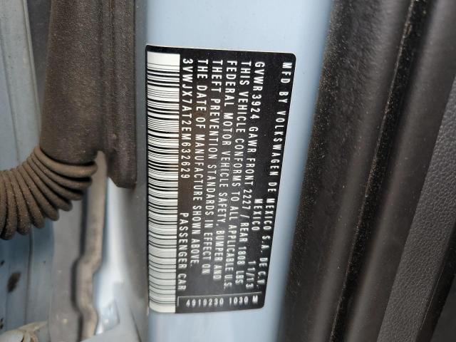 2014 Volkswagen Beetle VIN: 3VWJX7AT2EM632629 Lot: 59054184