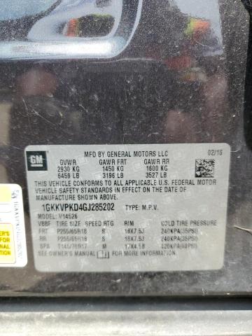 2016 GMC Acadia Sle VIN: 1GKKVPKD4GJ285202 Lot: 57543004