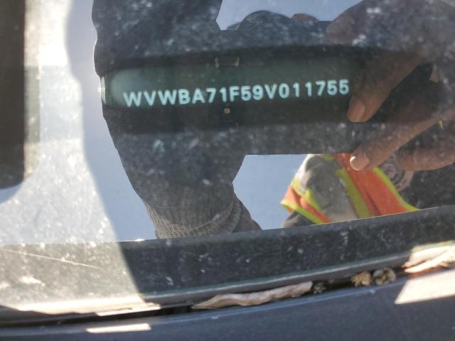 2009 Volkswagen Eos Turbo VIN: WVWBA71F59V011755 Lot: 59301904